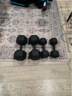 Dumbbells set pairs of 20,35,40,45,50.View the description below regarding the price