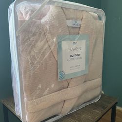Pink Haven Rustico Cotton Robe Small/Medium