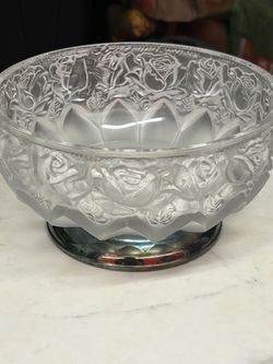 Vintage Italian glass bowl