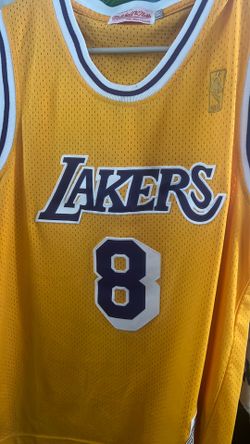 Kobe Bryant #24 Mitchell & Ness Lakers Jersey – Gold – Stitched – Size [Small]