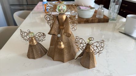 Angels And Candle Holder