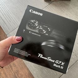 Canon PowerShot G7X Mark III Camera in Silver 