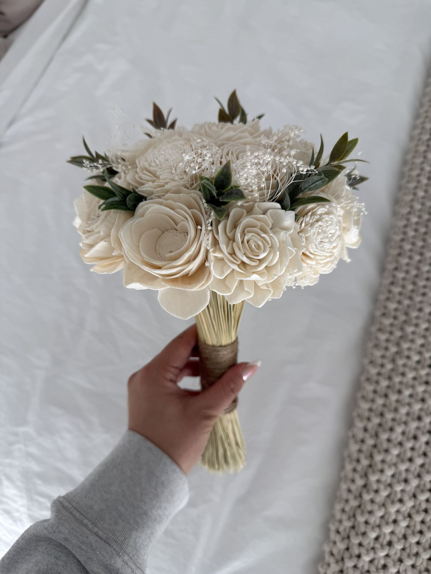 Bridal Bouquet Wood Flowers