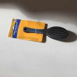 Two way dog brush