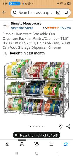 Can Organizer Rack 36 cans