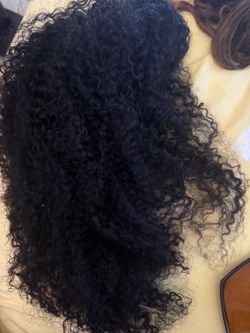 Jerry curl human wig
