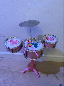 Barbie big band princess toy drum set