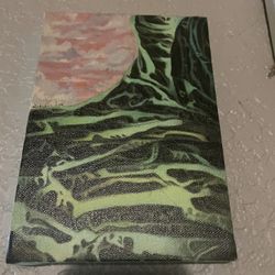 Original Oil On Canvas 7 X 5