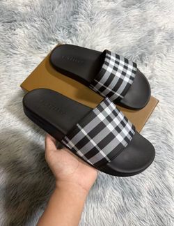 Burberry black Slide Sandals