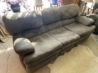 Couch with hide a bed.