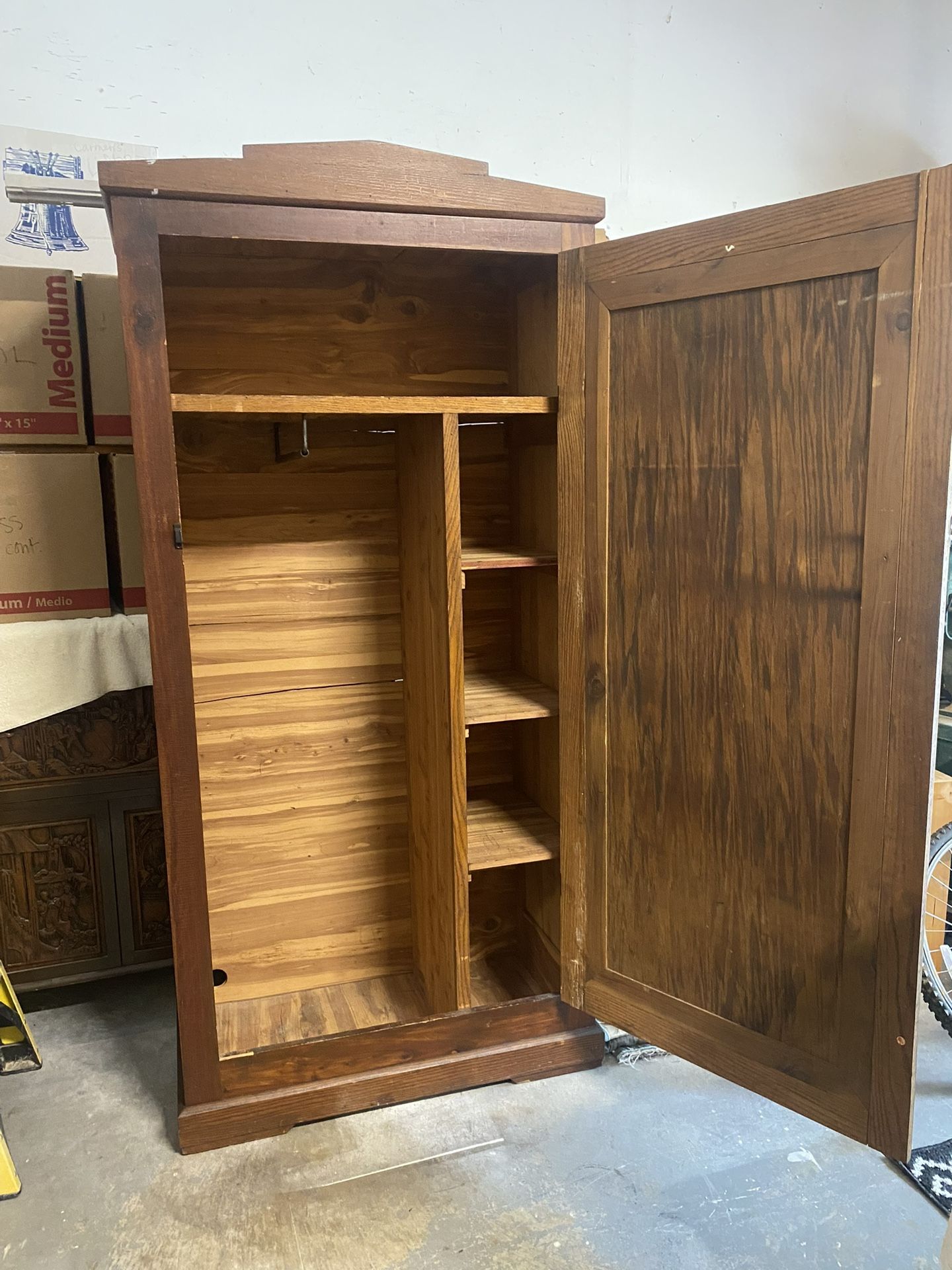 Federalist Style Cedar Lined Armoire