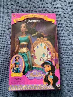 1998 Disney Dress-Up Dream Aladdin Jasmine Doll
