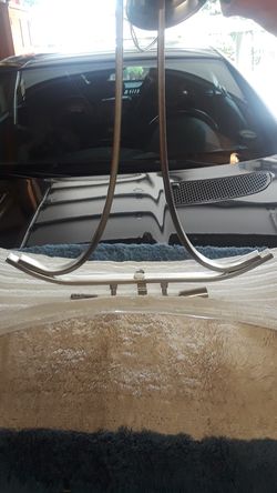 Very unique hanging light fixture