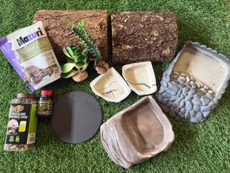 Reptile Terrarium Decor Supplies