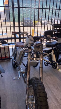 Harley inspired aesthetics mangosteen FT02 electroplated eBike 1500W/60V(28mph /55 miles battery) 265lbs max