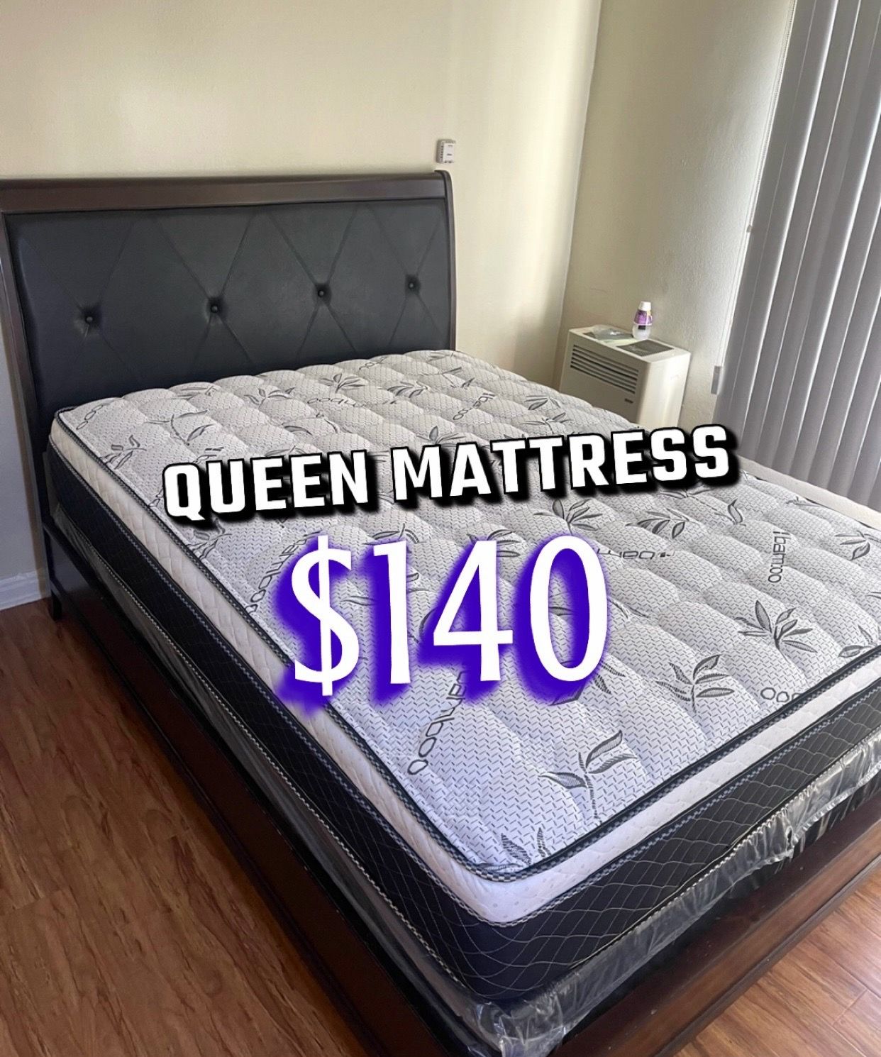 New Queen mattress only $140