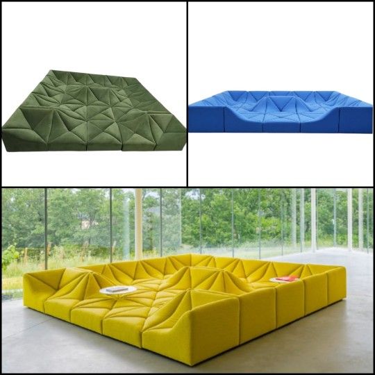 BRAND NEW DUNE SOFA SET, Velvet FABRIC, CUSTOM MADE AVAILABLE 