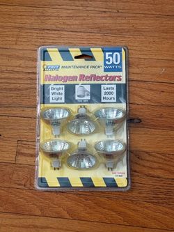 Halogen Reflectors 6 pack