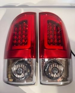 2007-2009 Dodge Ram Chrome/Red LED Reverse Lamps Taillights micas Calaveras