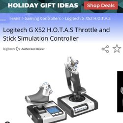 Logitech G X52  HOTAS