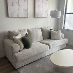 Soletren Light Gray Micro Sofa