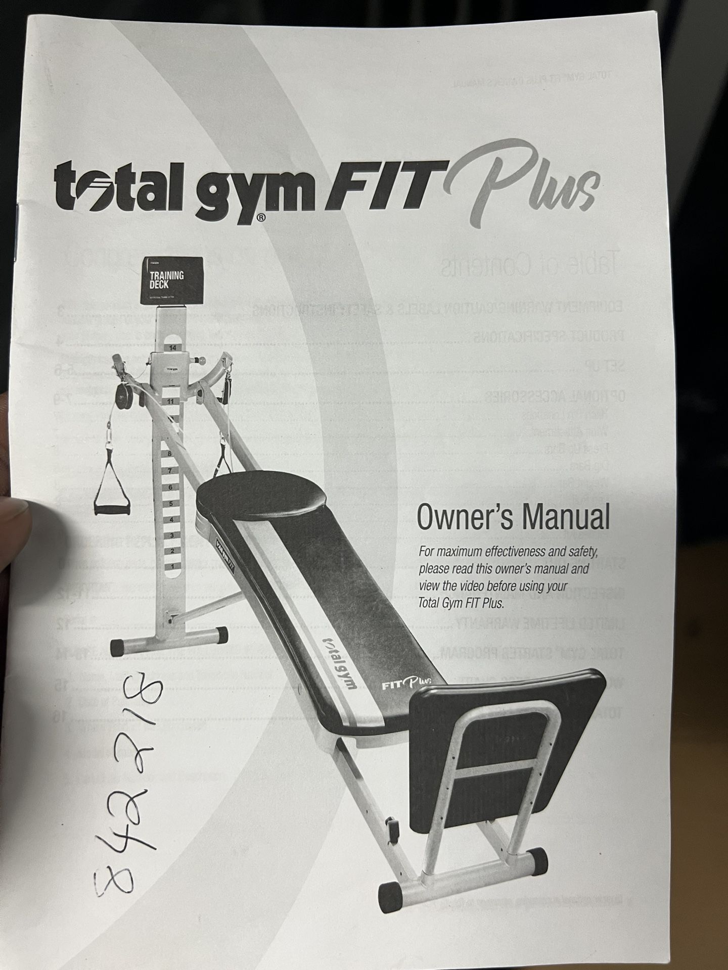 Total Gym Fit Plus! $150 OBO. PERFECT WORKING CONDITION. Already Assembled. Comes With All Original Parts, Books, Weights And Attachments!