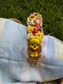 Pooh Bear Scrunchie Headband 