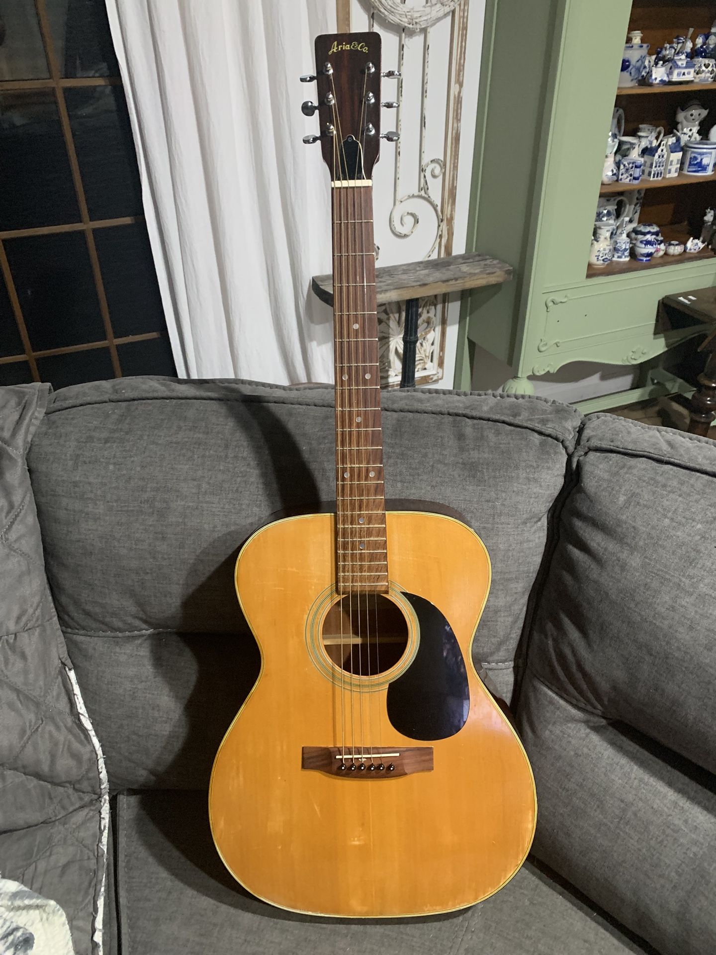 Vintage Aria & Co. Acoustic Guitar