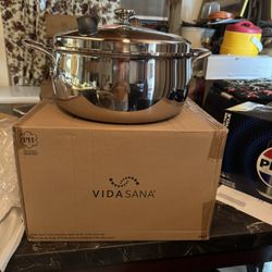 Vida Sana® 5-Ply Staintess Steel 10-Qt./9.4l Casserole 5867