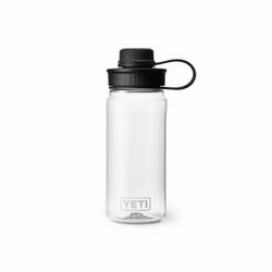 YETI Clear Water Bottle with Black Cap