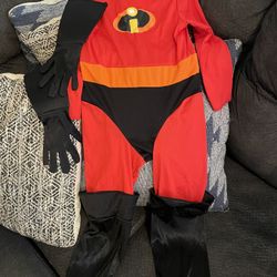 Disney Incredibles Bodysuit Costume. Size: Child 4-6