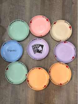 Triplet Game Plates