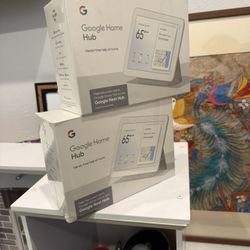 2 Brand New Google Home Hubs (never opened!)