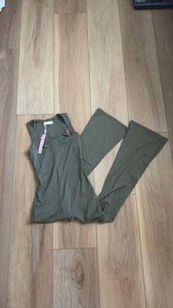Women’s green jumpsuit