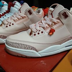 Jordan Retro 3 Valentines Day 8.5 Womens