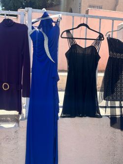 Dresses 2 ( Blue and black and green )