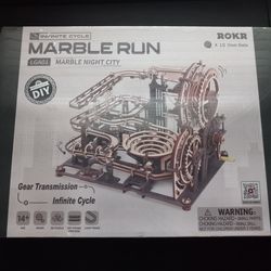ROKR infinite cycle marble run marble night city