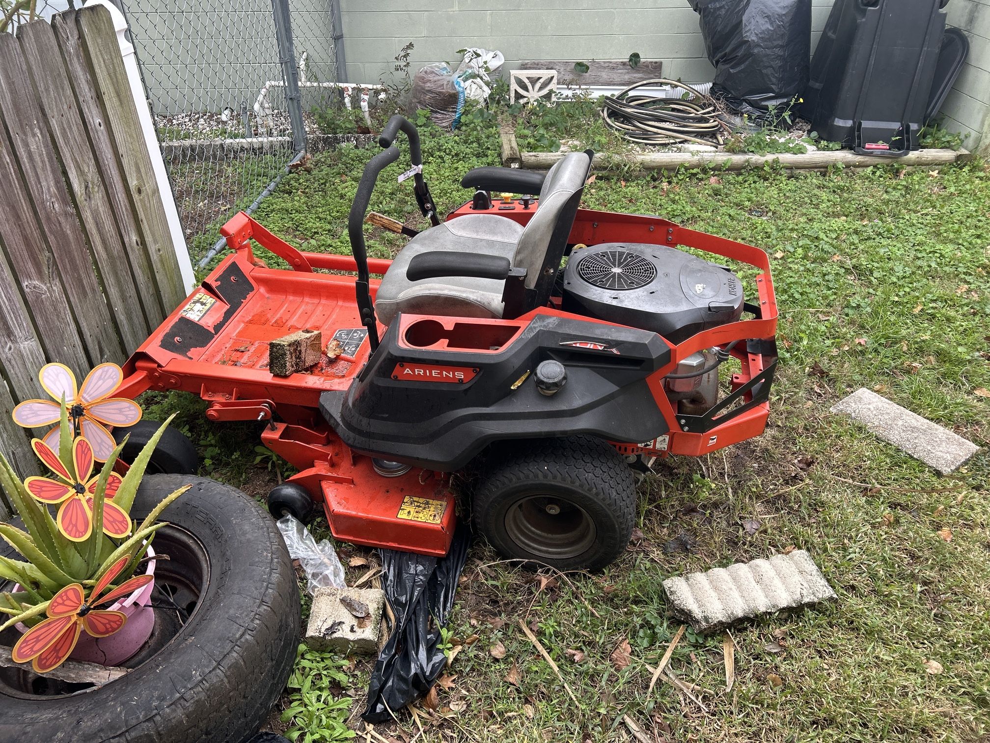 Orange Mower