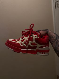 Louis Vuitton LV Trainer Sneaker Red White