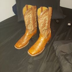 Nearly New!! Dan Post Ostrich Boots