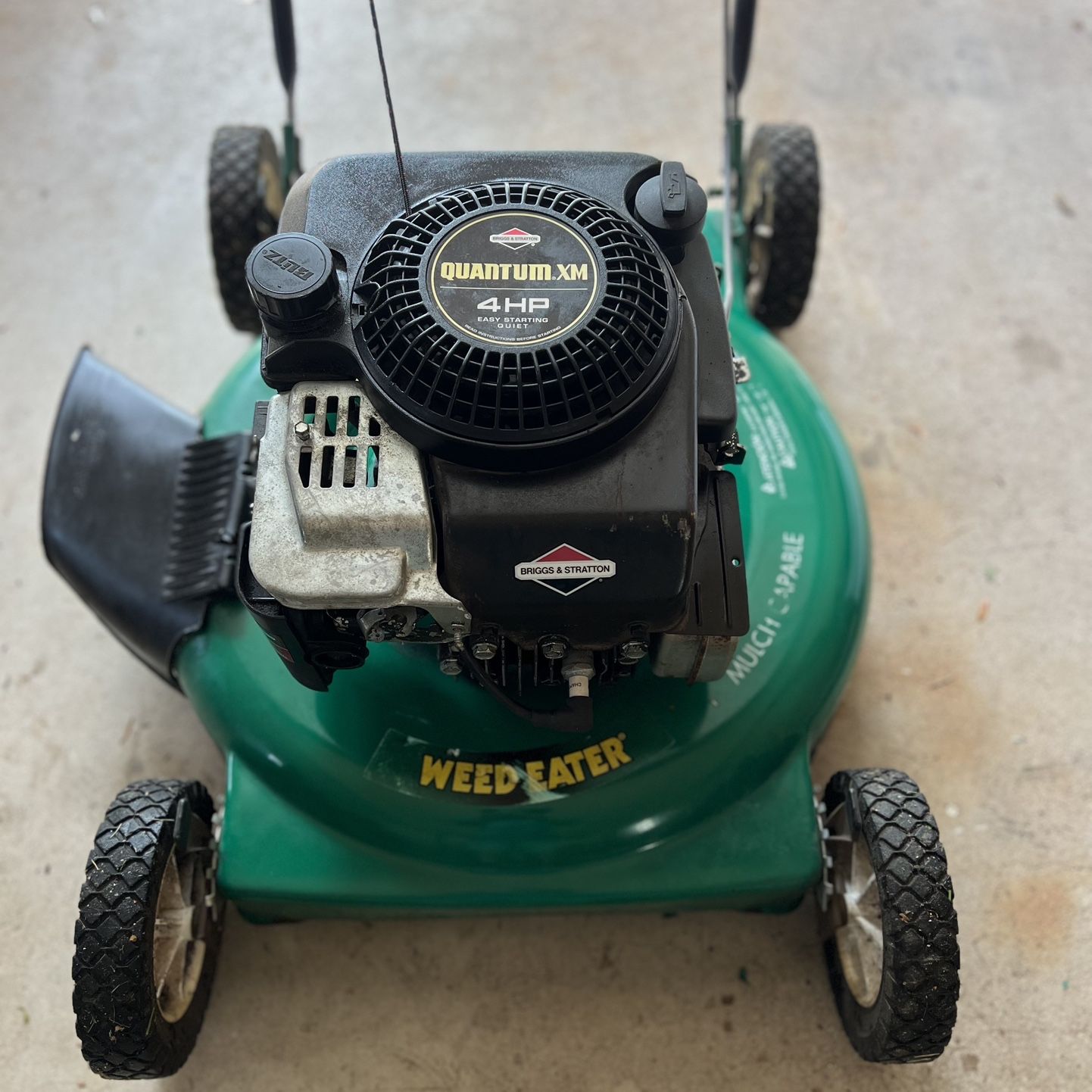 Quantum power 4hp lawn mower sale