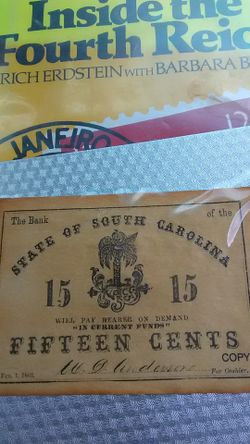 Confederate bank note