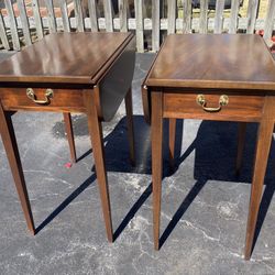 Henkel Harris Mahogany Set Of End Tables