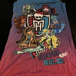 Monster High Night Gown Size 10/12