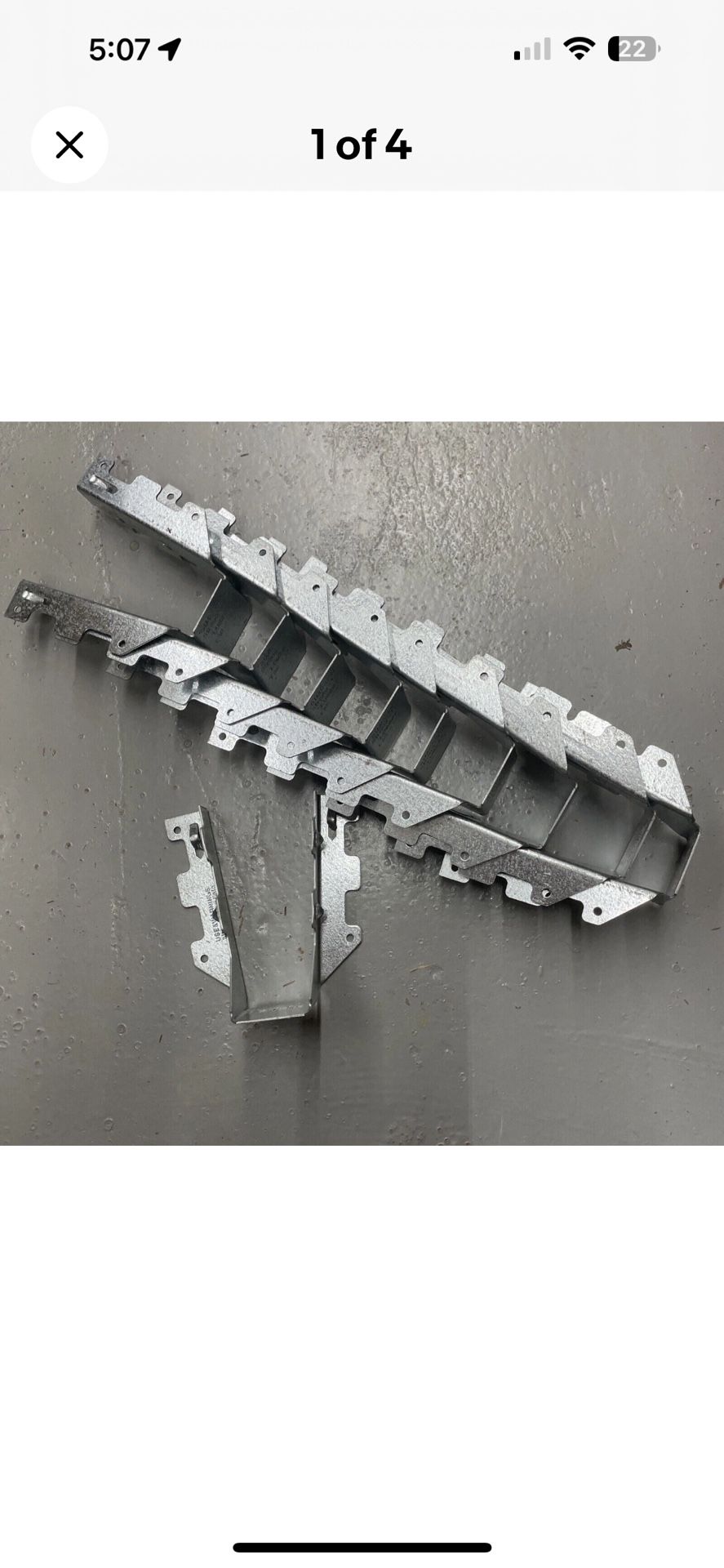 (16 Count) Simpson Strong-Tie Joist Hanger LUS26Z Steel ZMAX Face Mounting