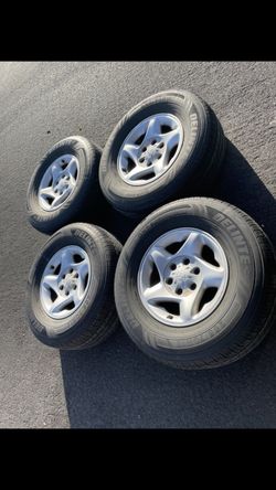 4 - 265/70r16 6x5.5 6x139.7 Tacoma Tundra 4Runner Yukon Tahoe Wheels Rims Tires!
