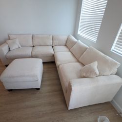 Sectional With Ottoman NEW