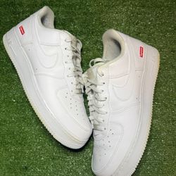 Air Force 1 Low White Supreme Size 11m
