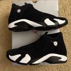 Size 12 (Brand new with box) - Air Jordan 14 retro Black White 
