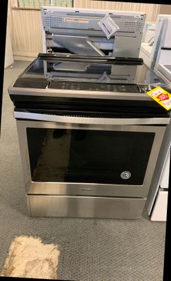 slide in stove 4 burners whirlpool wee510s0fs2